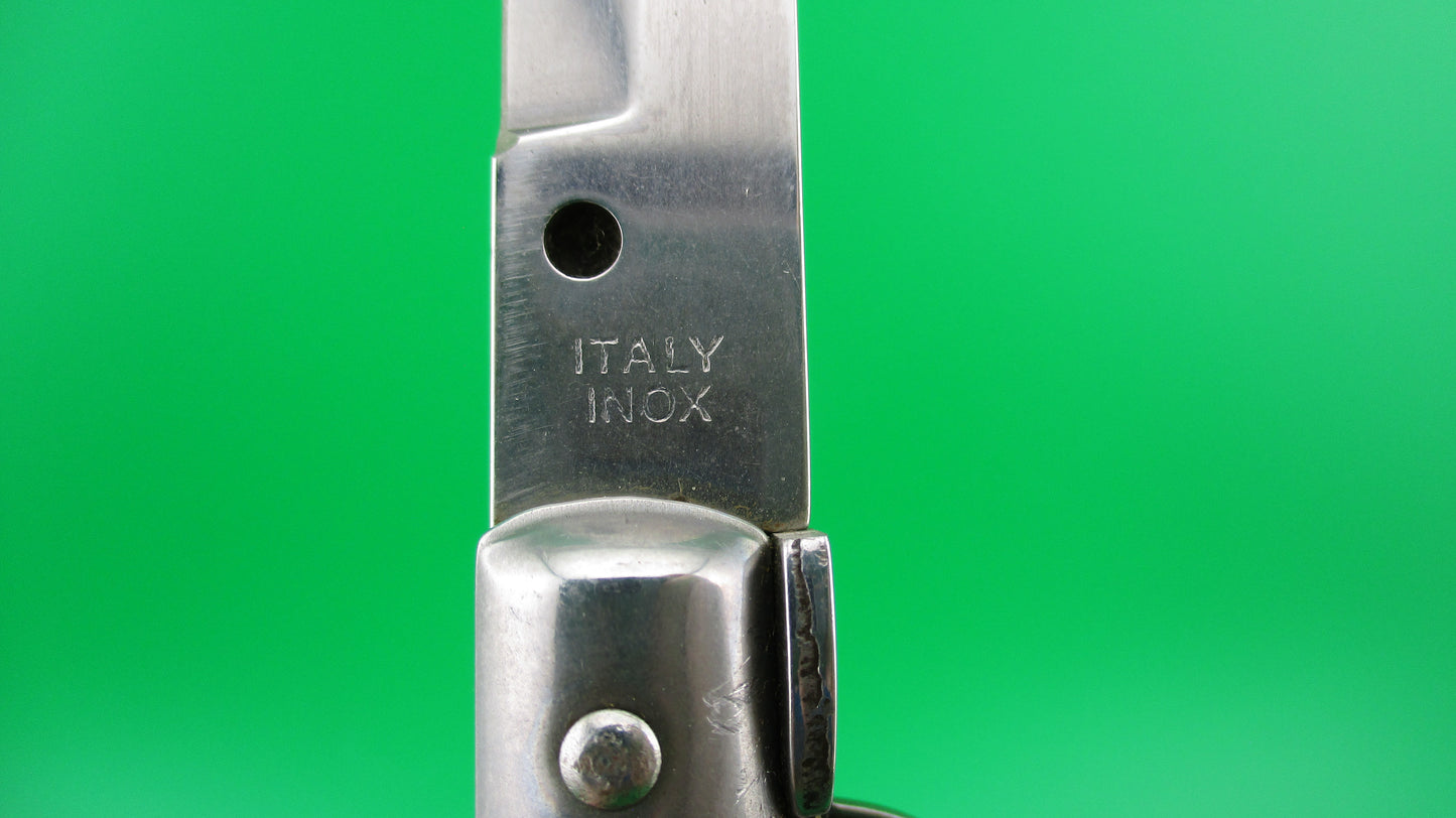 z ITALY INOX 28cm Italian Stiletto Swivel bolster vintage automatic knife