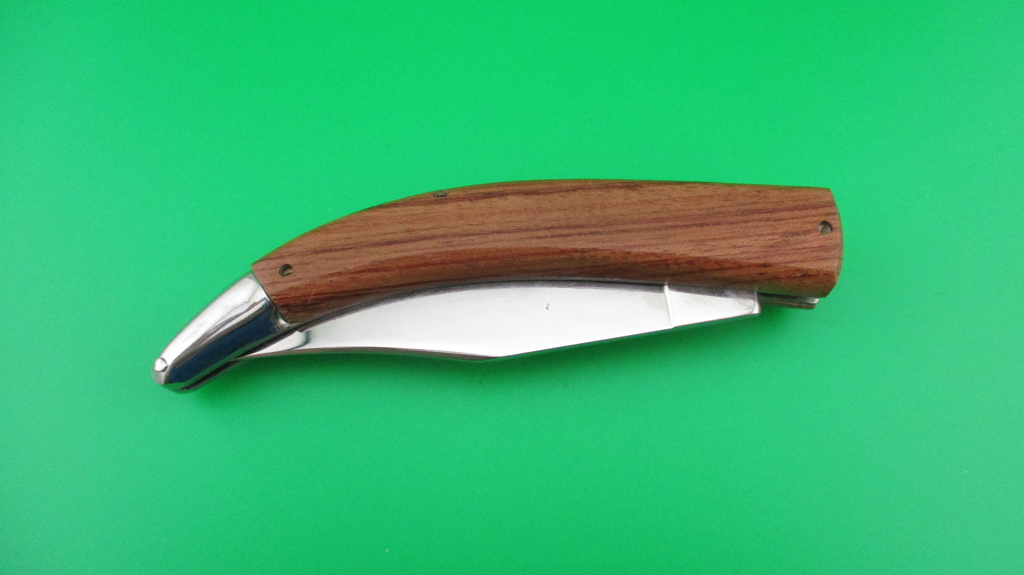 INOX Panther Vintage 22cm Catalana Italian switchblade wood handles
