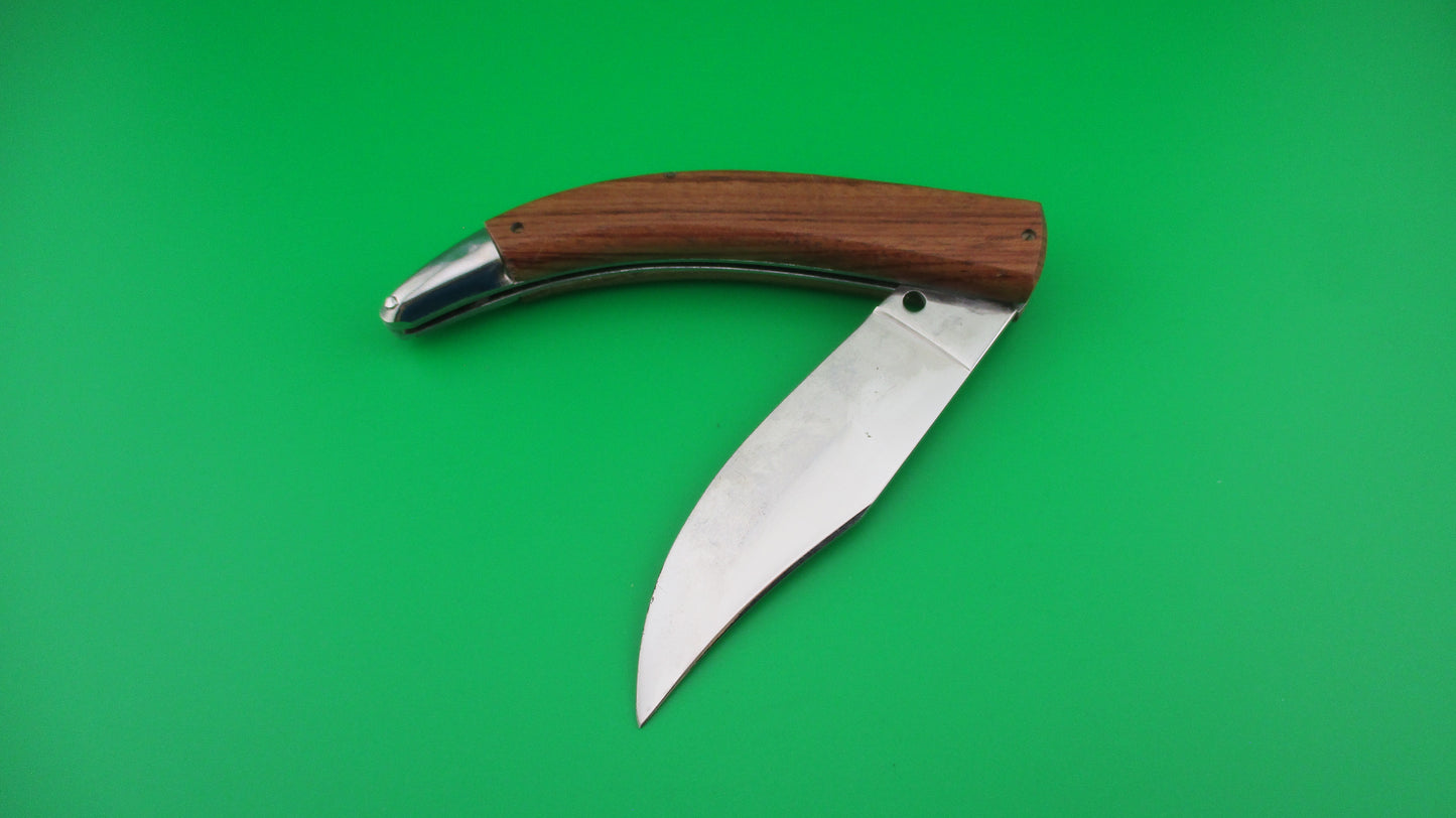 INOX Panther Vintage 22cm Catalana Italian switchblade wood handles