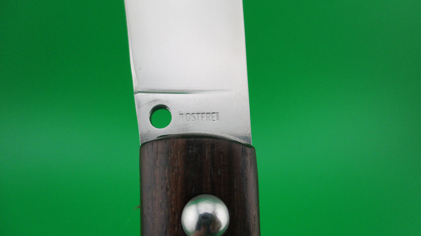 ROSTFREI 22cm Italian Catalana Wood handled vintage automatic knife