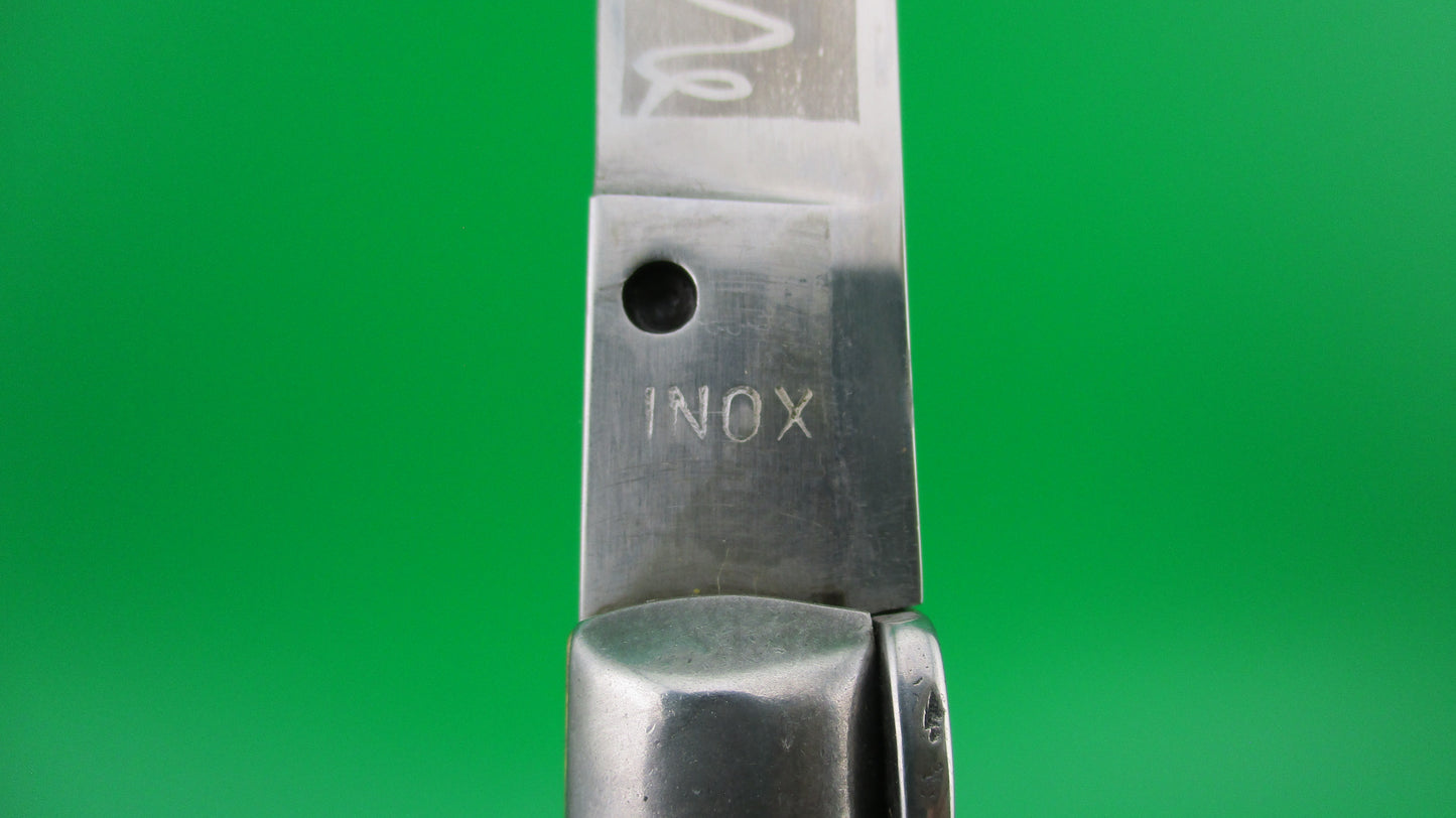 INOX 28cm Italian Vendetta Stiletto swivel bolster vintage automatic knife