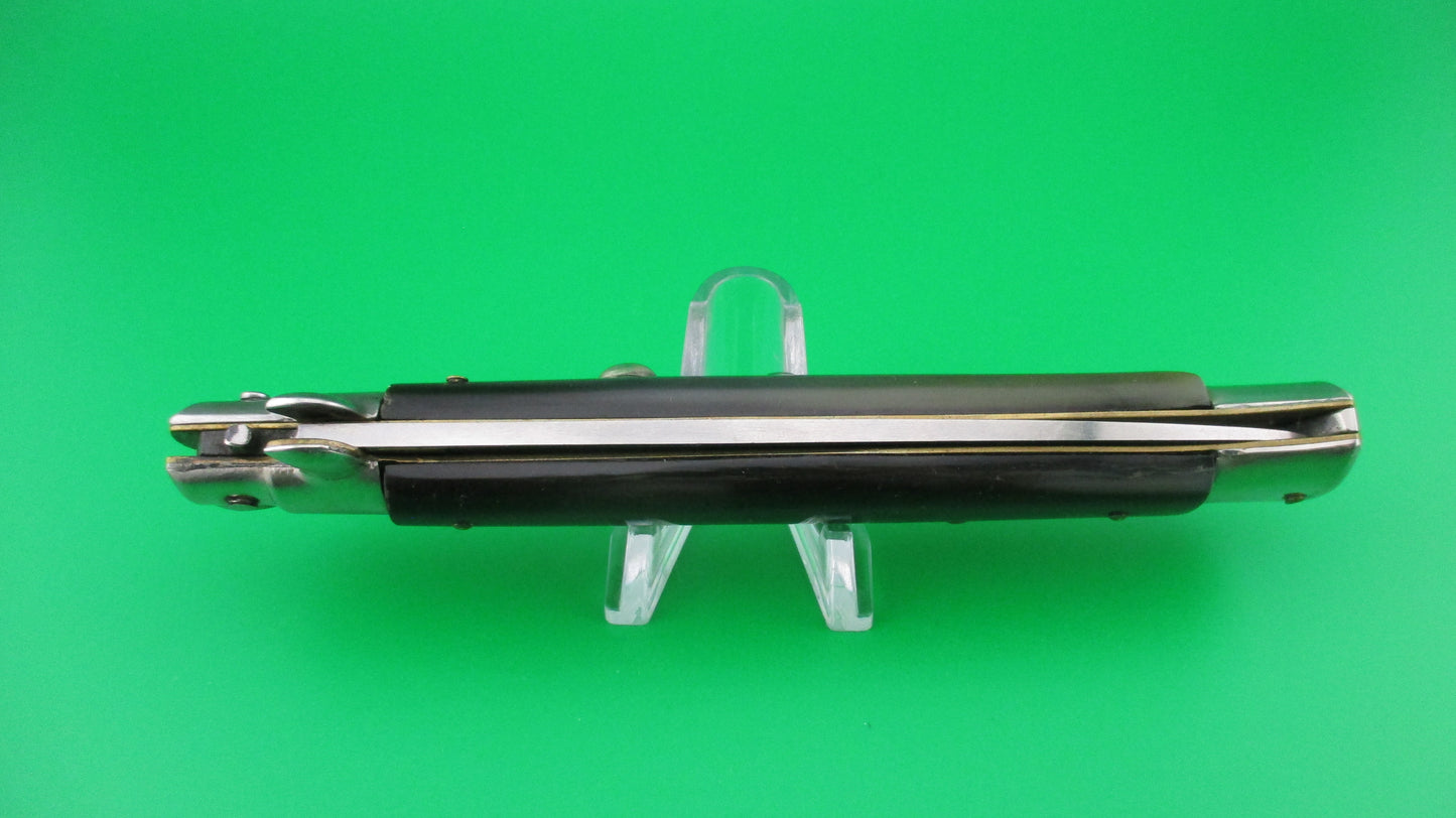 INOX 28cm Italian Vendetta Stiletto swivel bolster vintage automatic knife