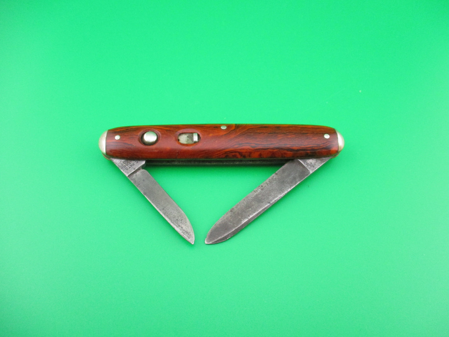 z SCHRADE CUT CO Medium double Red Cut Superior Tobacco automatic knife