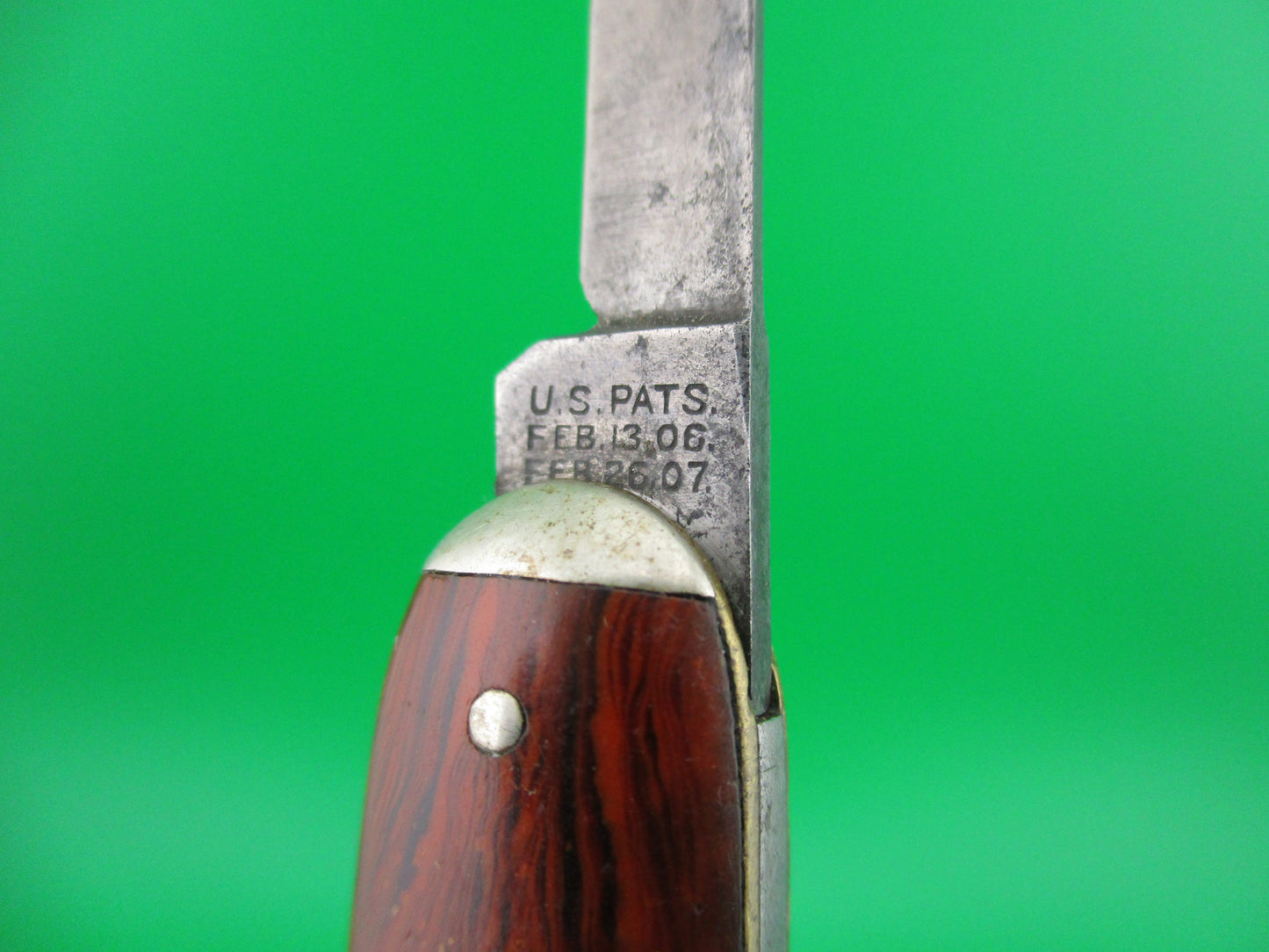 z SCHRADE CUT CO Medium double Red Cut Superior Tobacco automatic knife