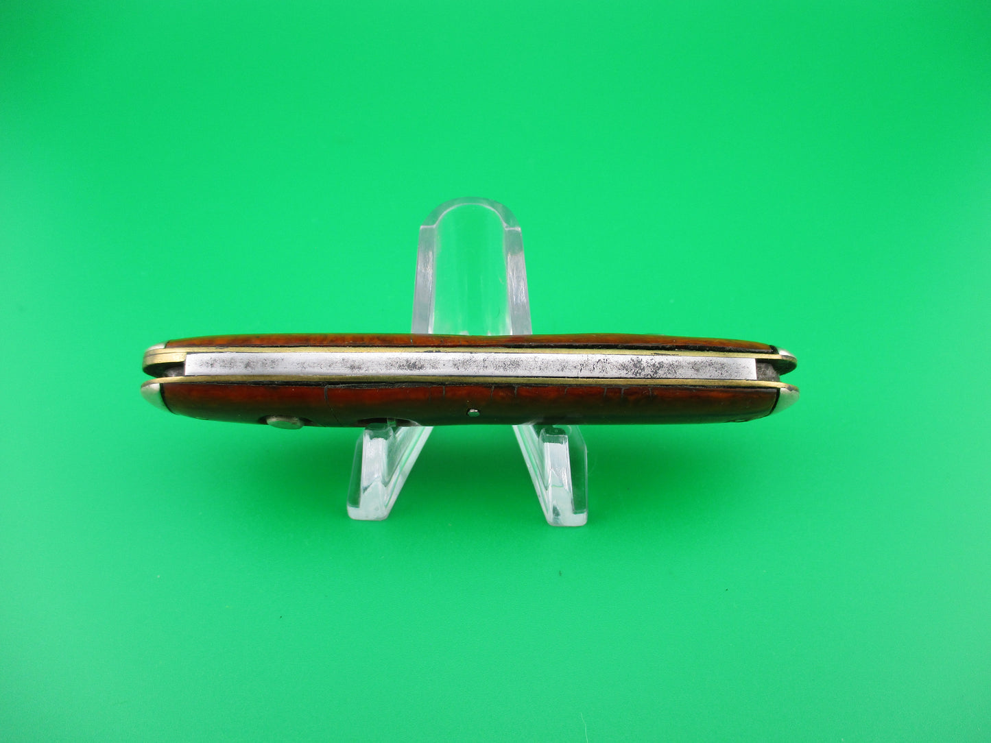 SCHRADE CUT CO Large double Cocobolo Tip bolster switchblade knife