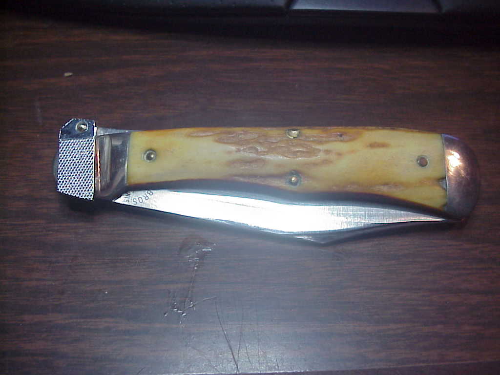 Z Aerial Jaeger Bros Vintage Stag automatic knife