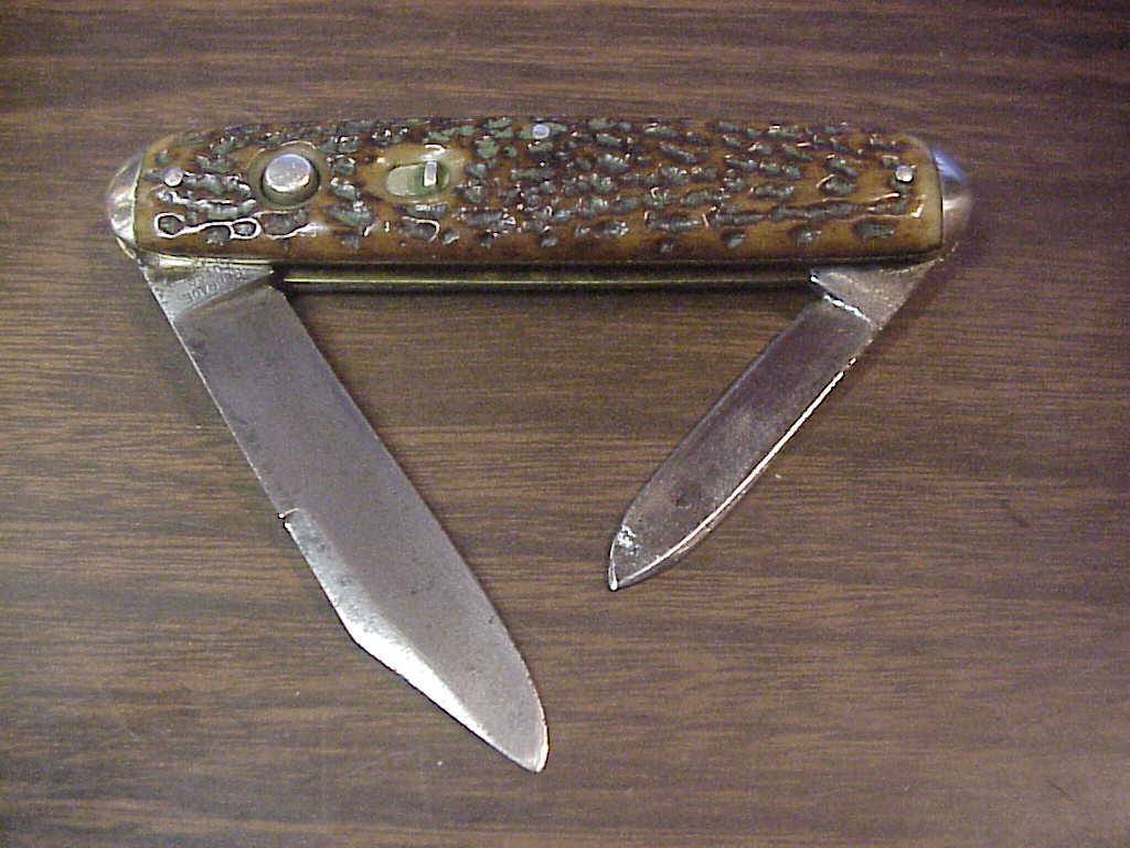 z Schrade Cut Co large bone double tip bolsters