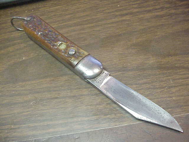 z PRESTO M2 WWII vintage bone handled automatic knife