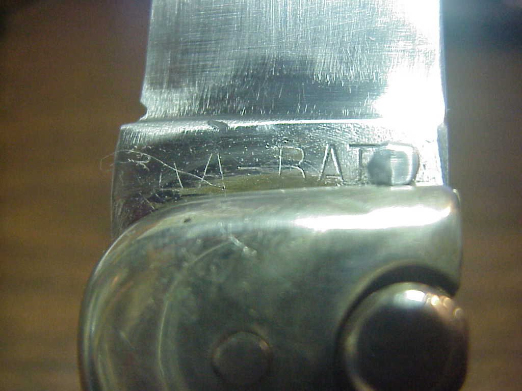 z KaBar Grizzly Stag Vintage #2179 switchblade knife
