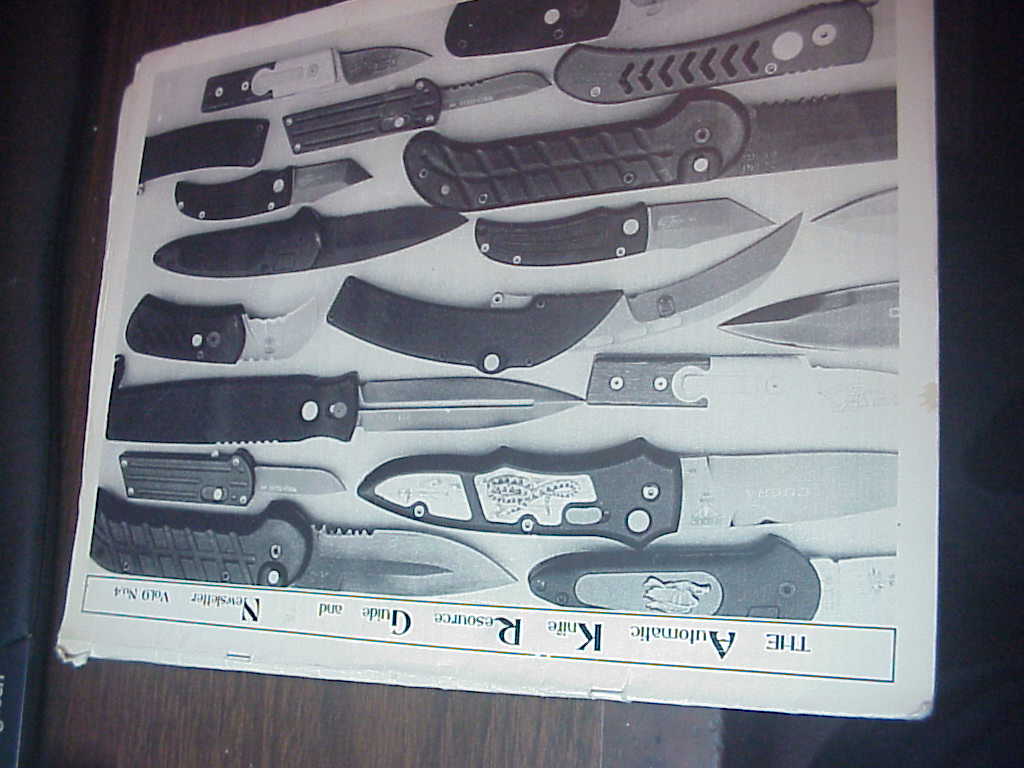 Automatic Knife Resource Guide & Newsletter Vol 9 No 4