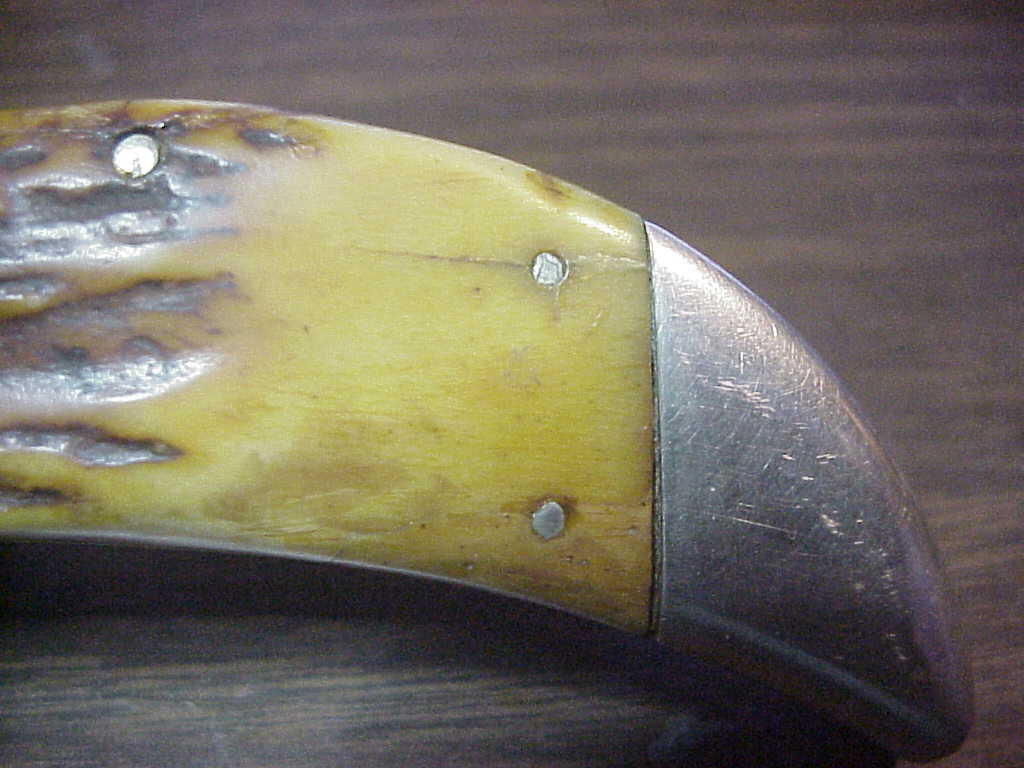 z KaBar Grizzly Stag Vintage #2179 switchblade knife