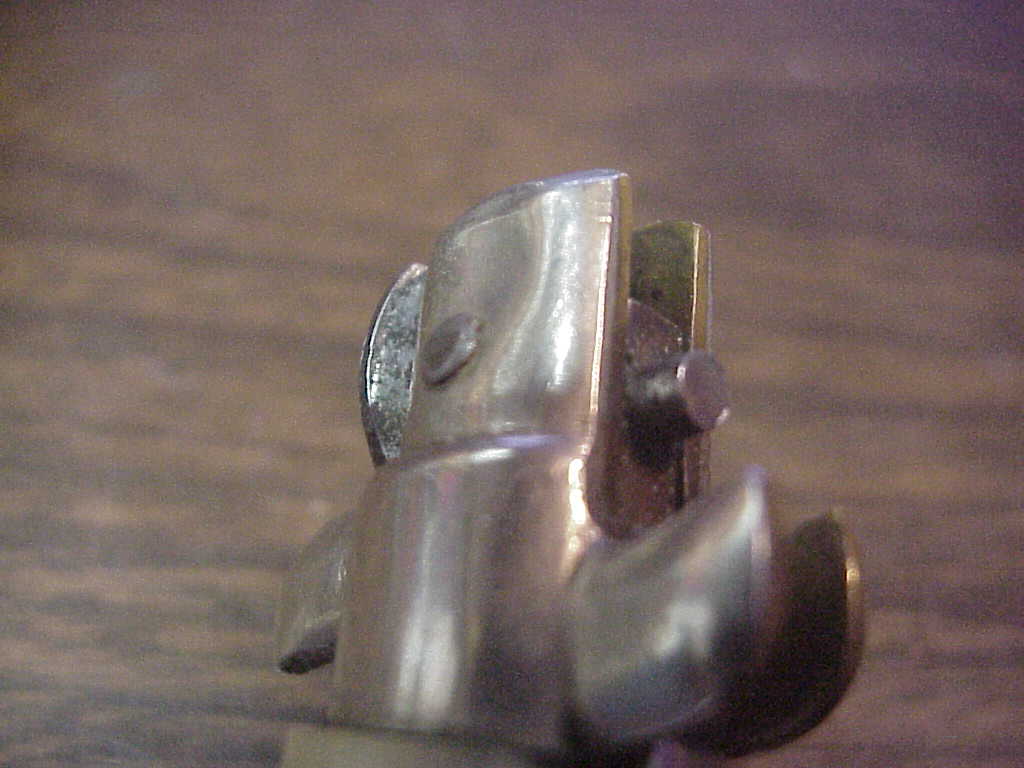 ROSTFREI 28cm Italian Picklock Stiletto Green & Cream horn automatic knife