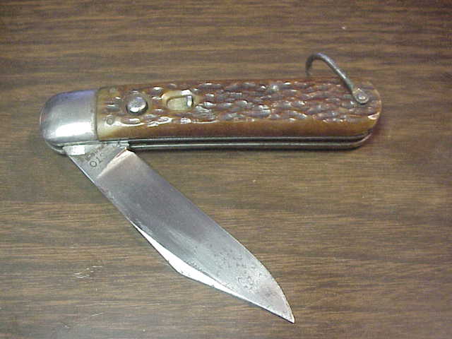 z PRESTO M2 WWII vintage bone handled automatic knife