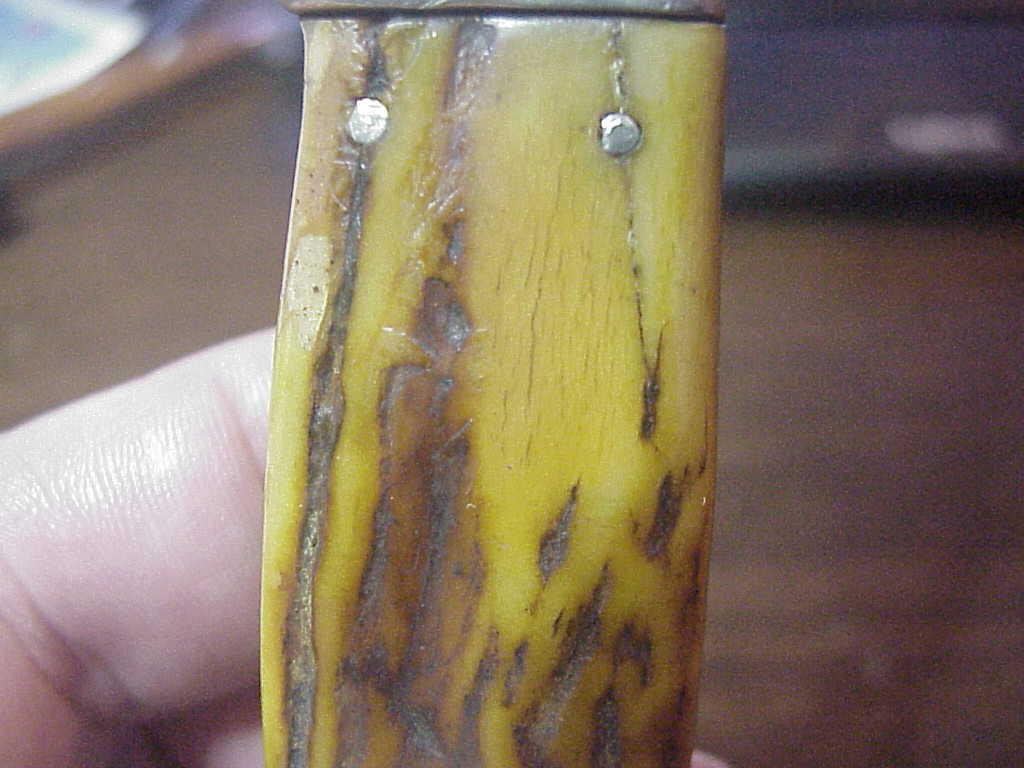 z KaBar Grizzly Stag Vintage #2179 switchblade knife