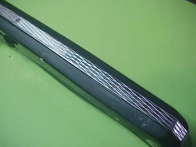 Saut Ouvert INOX 24cm French Black automatic knife