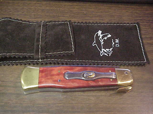 Rodini D.M. Dolphin 23cm Italian Hand made Fulcrum release propeller safety switchblade