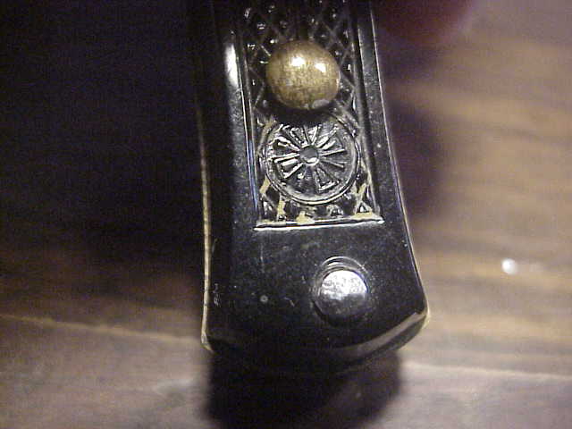 BARGEON INOX 14cm French Small Black Bobc vintage automatic knife