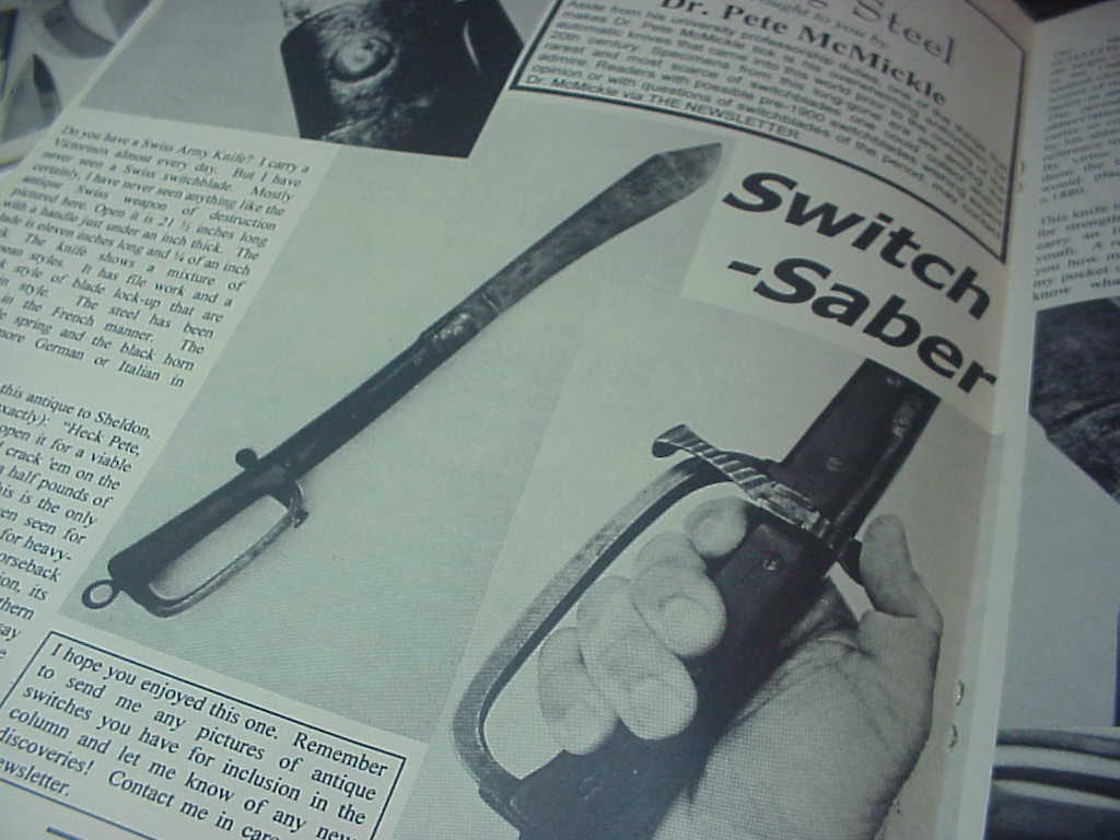 Automatic Knife Resource Guide & Newsletter Vol 9 No 1