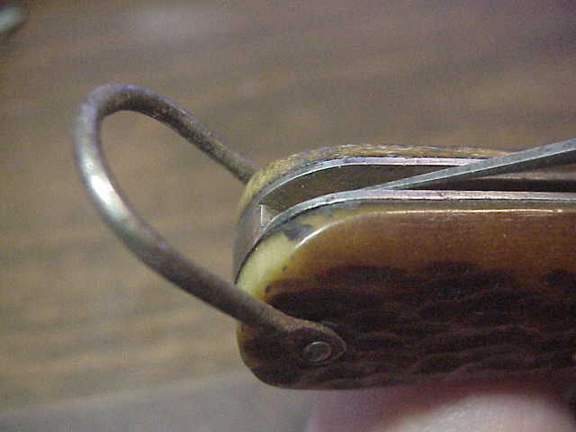 z PRESTO M2 WWII vintage bone handled automatic knife