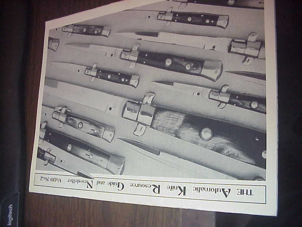Automatic Knife Resource Guide & Newsletter Vol 10 No 2