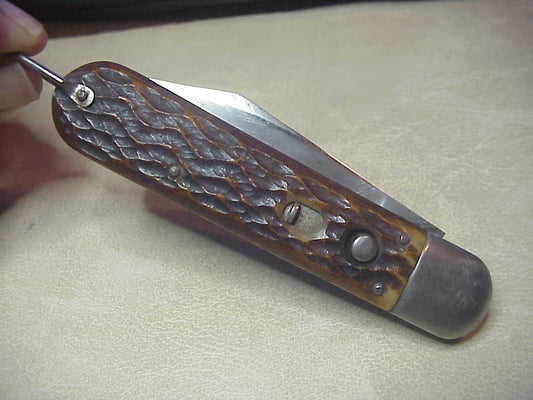 z PRESTO M2 Bone WWII vintage Paratrooper automatic knife