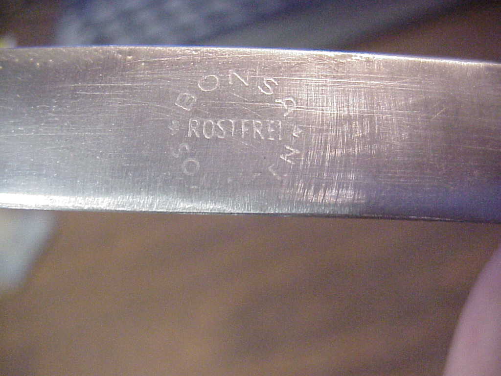 BONSA SOLINGEN D.B.G.M ROSTFREI 23cm German OTF Automatic Trapdoor knife all metal