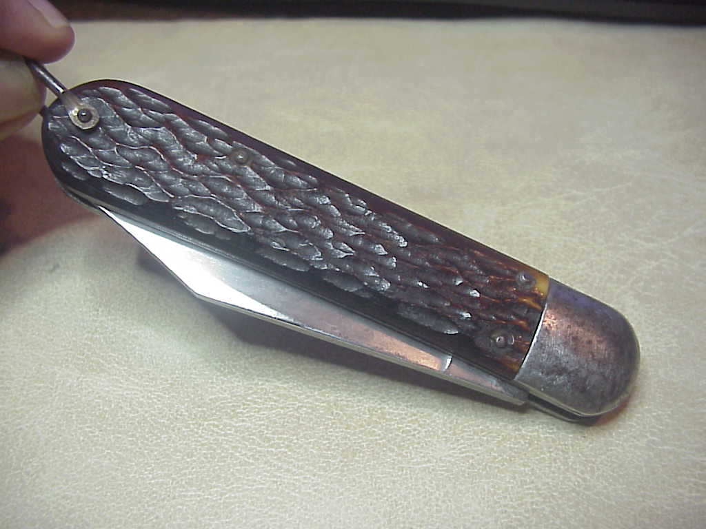 z PRESTO M2 Bone WWII vintage Paratrooper automatic knife