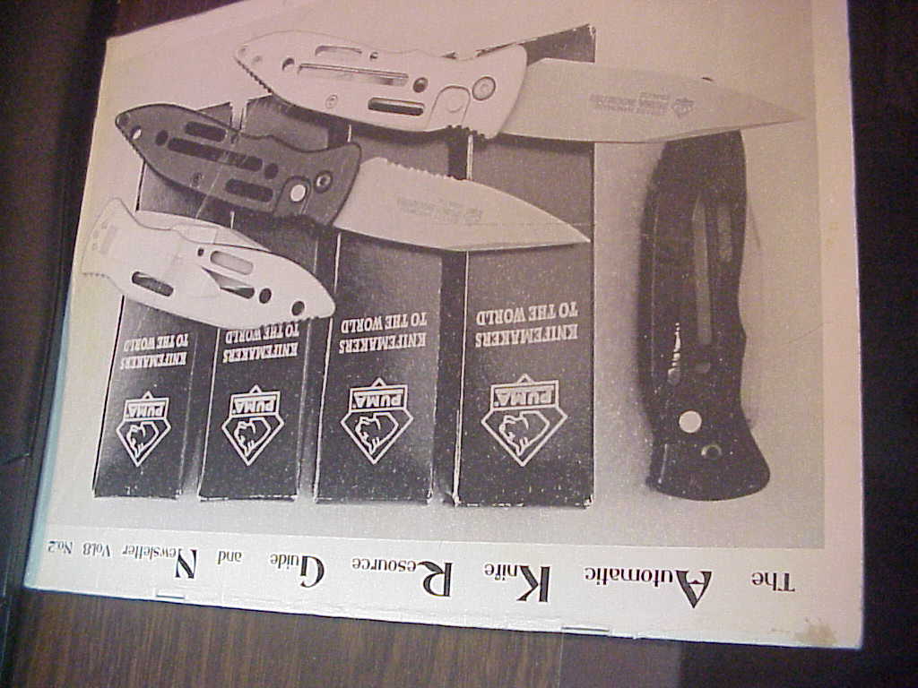 Automatic Knife Resource Guide & Newsletter Vol 8 No 2