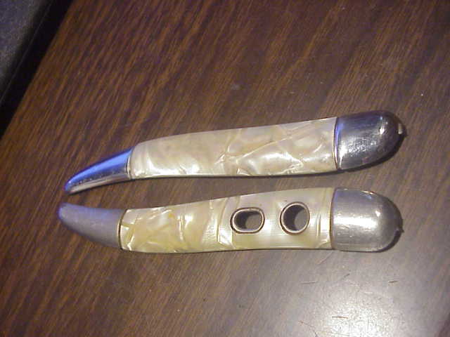 Replacement handles for Imperial Hammer Brand toothpick 1950s Cracked Ice