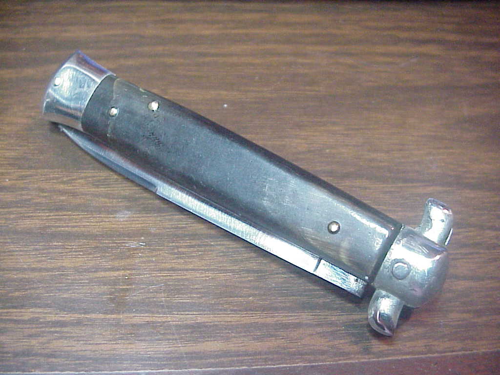 ROSTFREI INOX 20cm Derby bolster Vintage Italian BoBc stiletto automatic knife