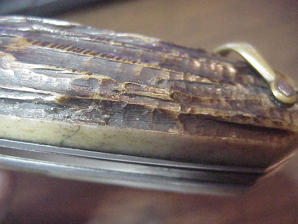 z INOX Vintage 27cm French Stag Large Coffin Knife switchblade