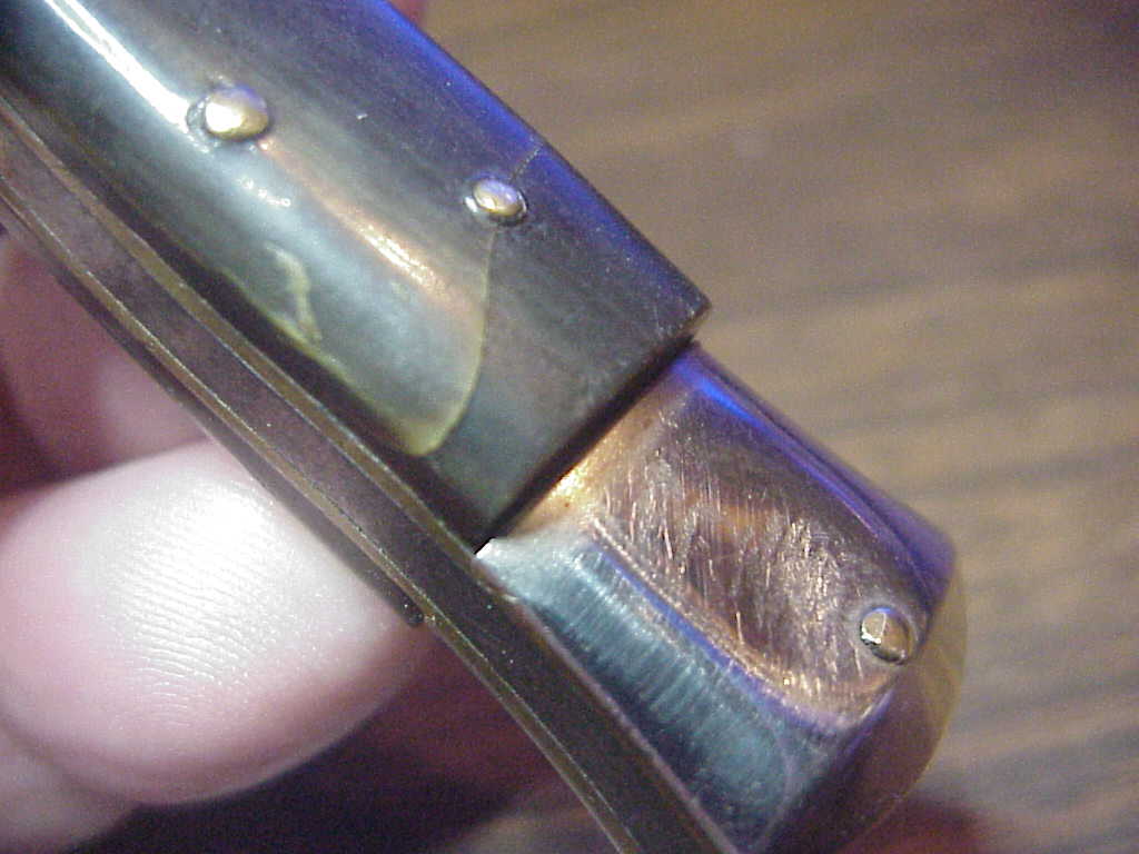 ROSTFREI INOX 20cm Derby bolster Vintage Italian BoBc stiletto automatic knife