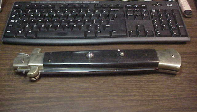 HUGE RENZO PASCOTTO 63cm Italian Display Picklock Bayonet blade automatic knife