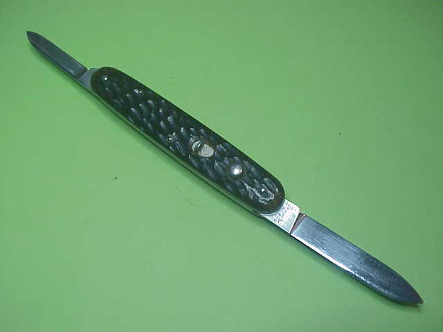 Remington R8063 Bone Double switchblade knife 1940s very nice
