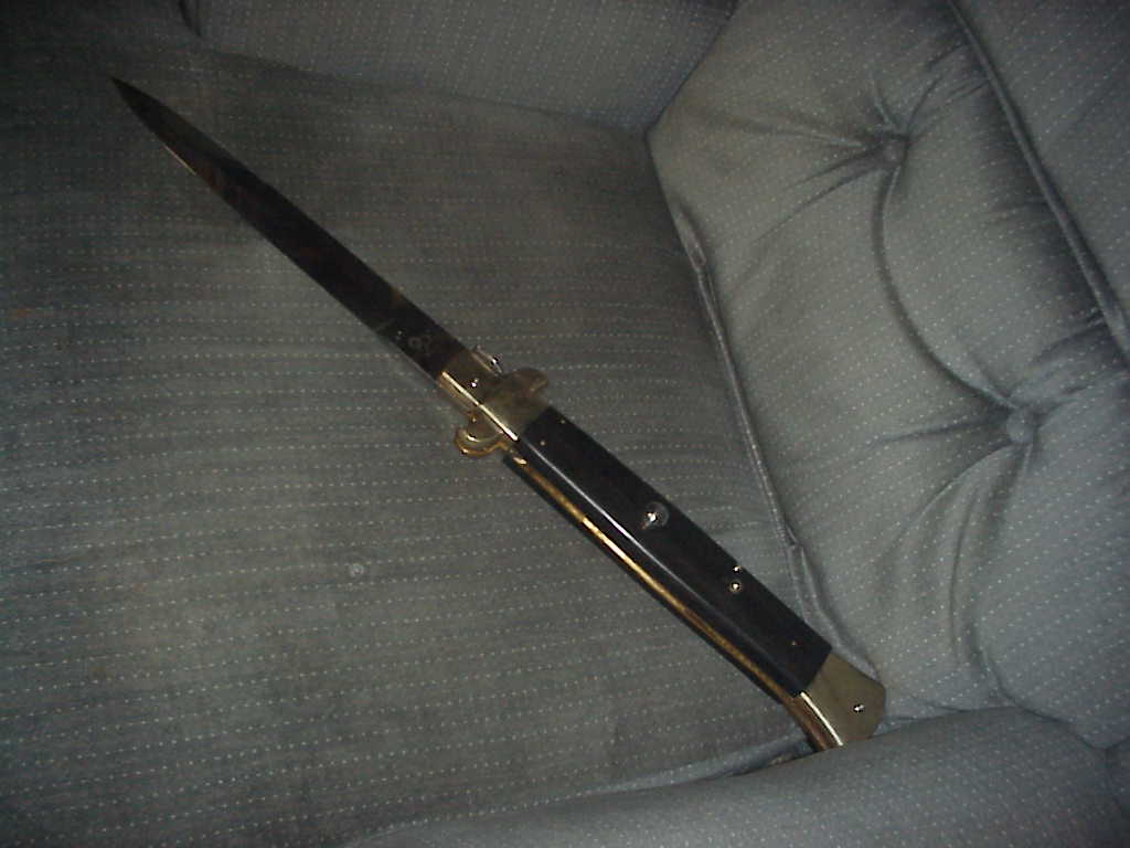 HUGE RENZO PASCOTTO 63cm Italian Display Picklock Bayonet blade automatic knife