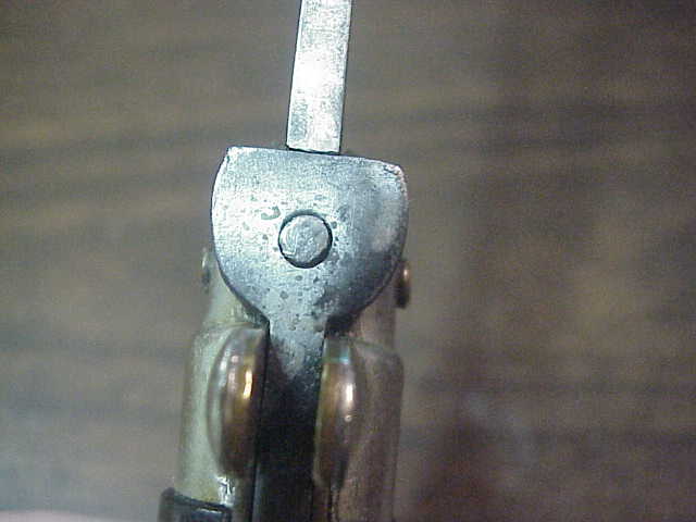 Sterile 28cm Italian picklock 1950s vintage black horn automatic knife unusual locking tab