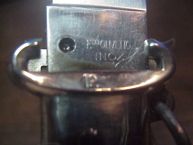 Filli OLIVETTO INOX 31cm Italian Stag Deerfoot Ringpull Shell puller Vintage automatic knife