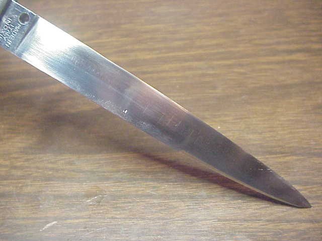 MADE IN ITALY INOXID 28cm Italian Swing Guard Stag Vintage automatic knife