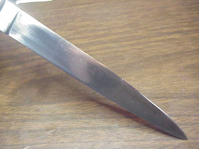 MADE IN ITALY INOXID 28cm Italian Swing Guard Stag Vintage automatic knife