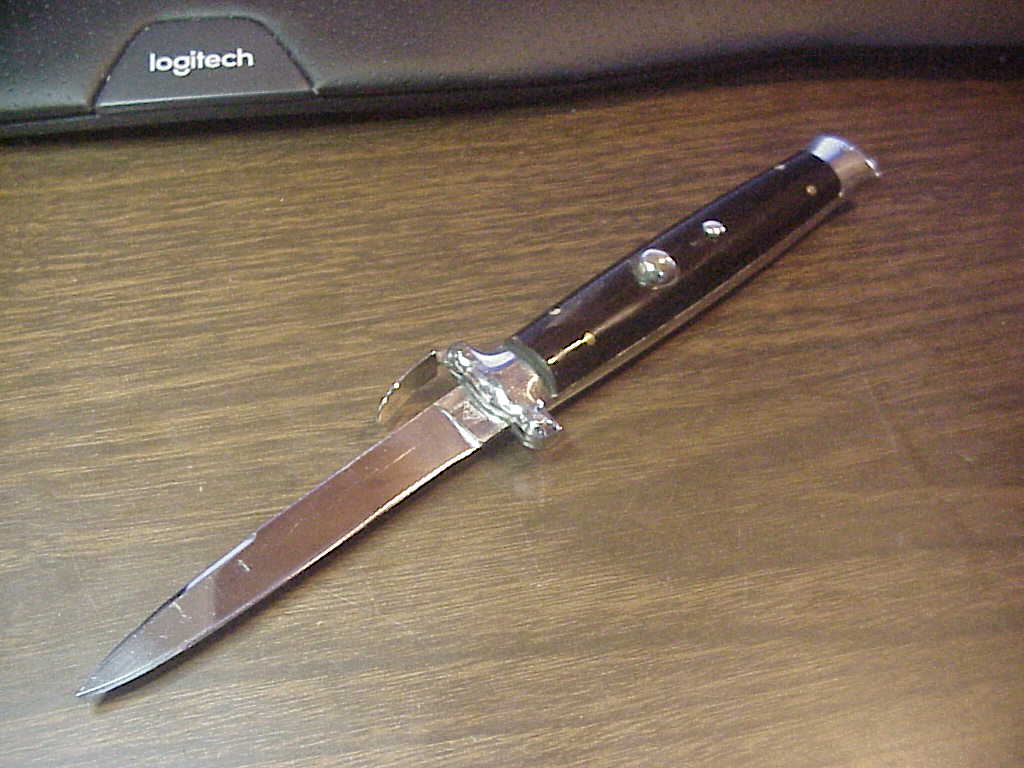 IRN Ich Rostenie PATENT ROSTFREI 21cm Italian Trapdoor vintage 1960s switchblade