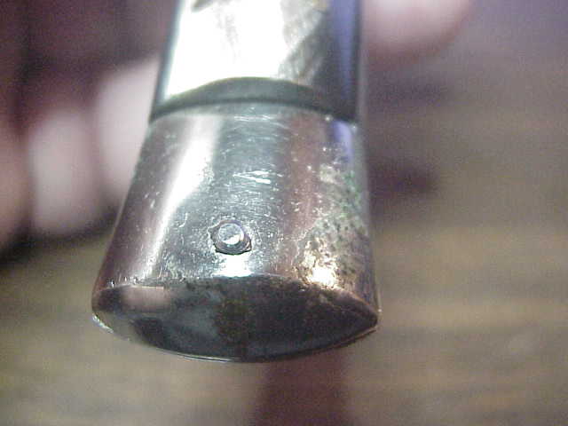 z C JUL HERBERTZ 21cm 1960s Italian Trapdoor OTF switchblade knife flawed