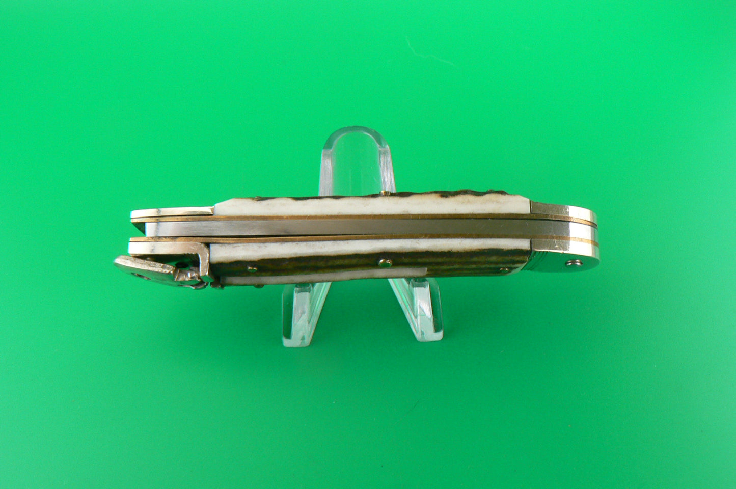 Hubertus SOLINGEN 10cm (closed) German Guardian style Stag automatic knife