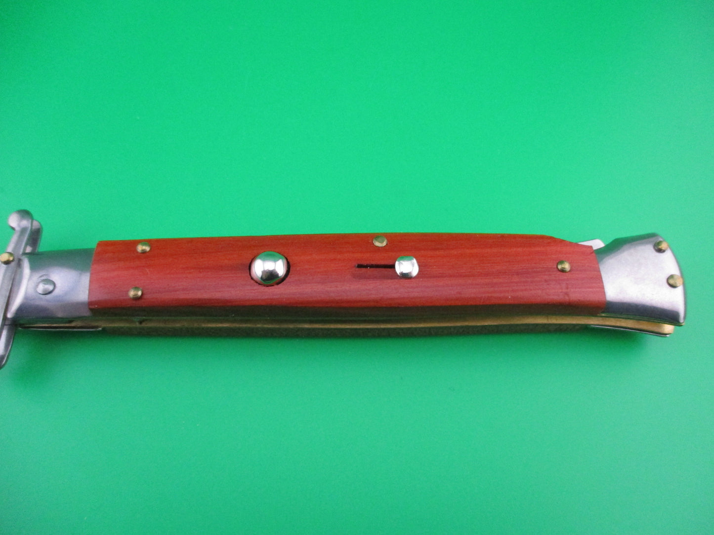 FRANK B ITALY 28cm Italian Swing Guard Rosewood Automatic knife