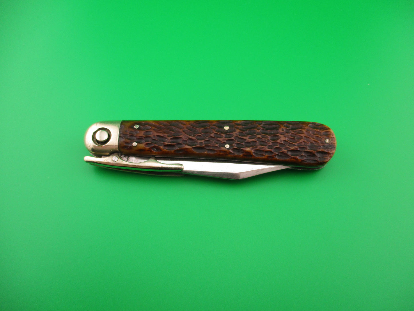 PRESS BUTTON KNIFE CO #1005 the VICTOR Antique switchblade knife