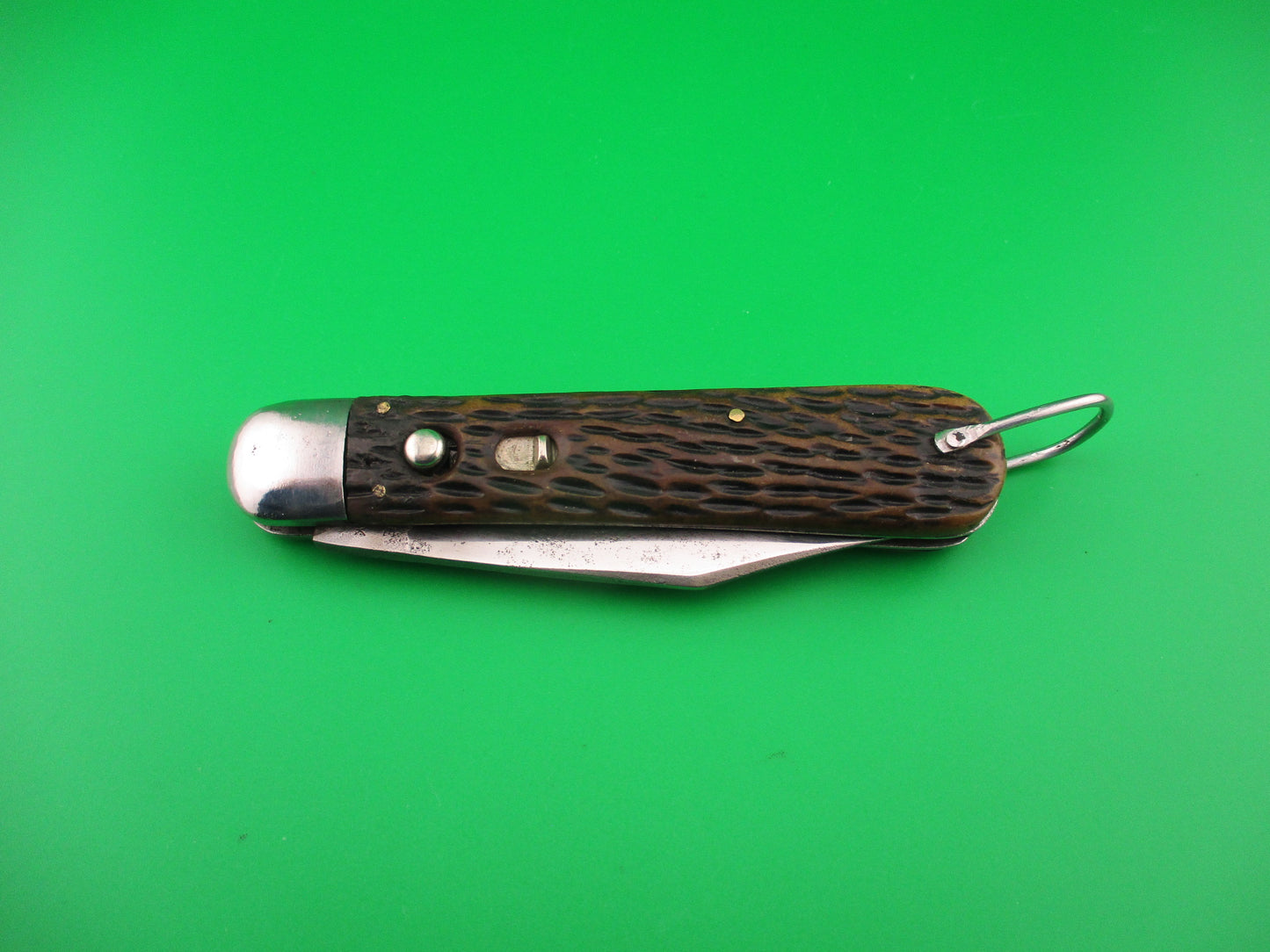 SCHRADE CUT CO M2 Bone WWII Paratrooper Military issue switchblade knife