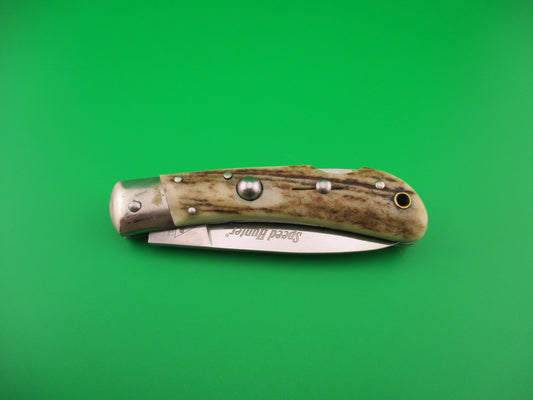 AKC MADE IN ITALY STAINLESS STEEL 18cm Italian Stag Speed Hunter automatic knife