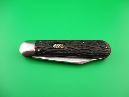 FLYLOCK #12000 Scout Clip blade Antique Automatic knife made in USA