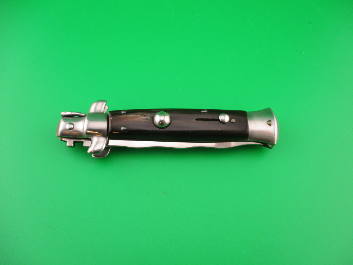Sterile 18cm Italian Swivel Bolster KRIS blade vintage automatic knife