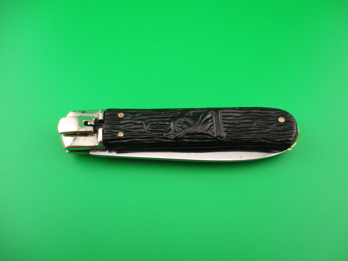 IHER INOX SPAIN 20cm Spanish Lever Chamois Antelope automatic knife