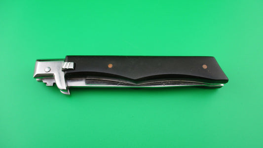 RPK 24cm Russian Prison Knife SHARK Swivel bolster Black & silver automatic knife